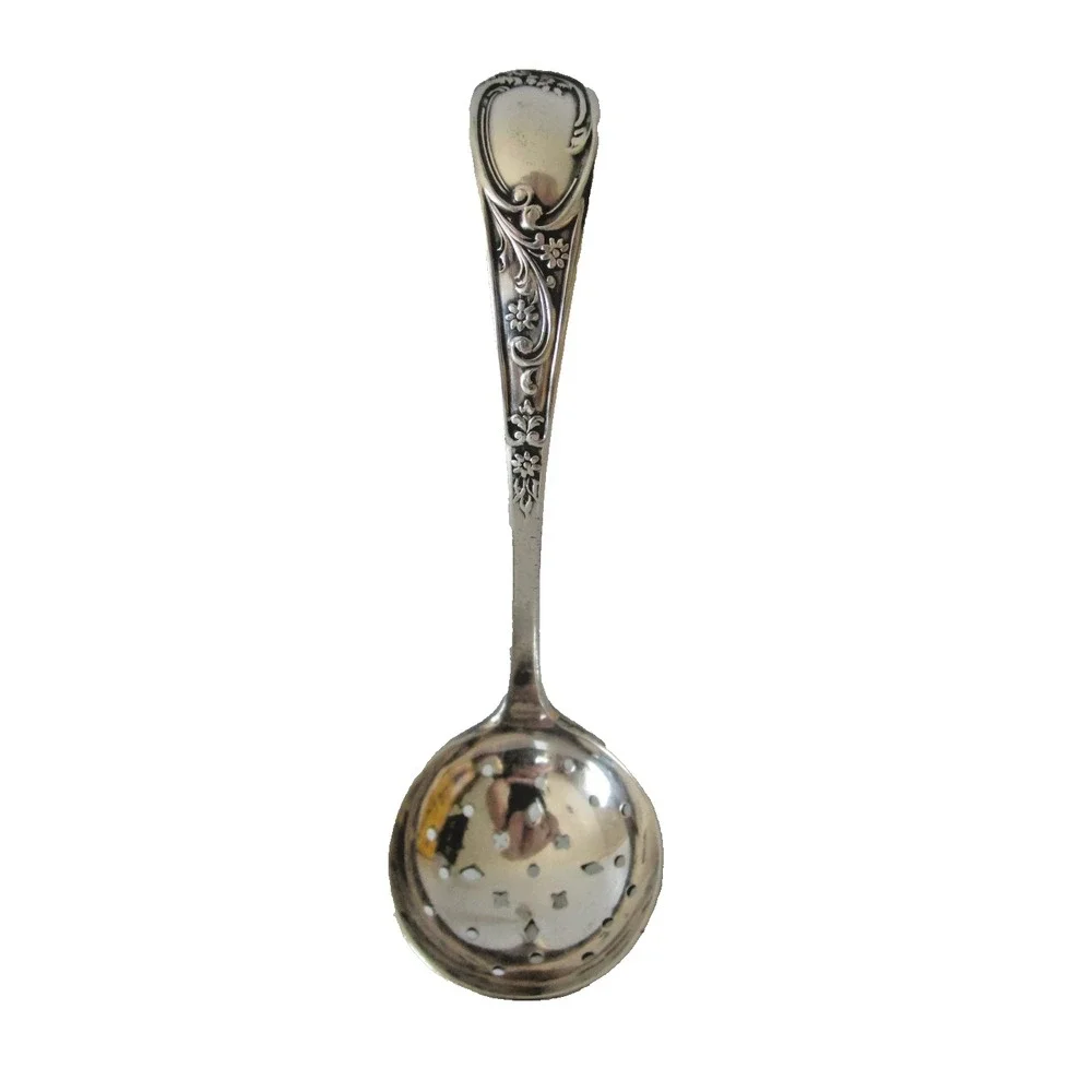 Antique William Briggs Silverplate WB & Co Sugar Sifter Spoon Rare Flatware